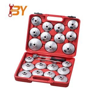 23 pc Oil Filter Cap Wrench b'ratchet wrench