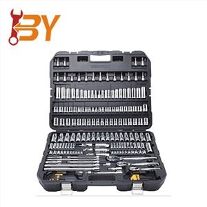 192pcs Chrome Vanadium Knurling Mechanics Socket Wrench Set